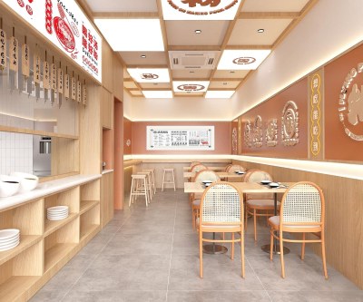 日式快餐厅3D模型下载
